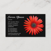 Rode Duivel - Zwart Visitekaartje (Achterkant)