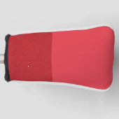 Rode Duo-Tone Golf Head Hoesje () Golfheadcover (Voorkant)