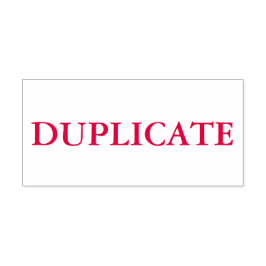 Rode Duplicaat Zelfinktende Stempel