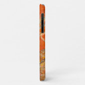 Rode edelsteen stenen textuur iPhone 11 hoesje (Achterkant/links)