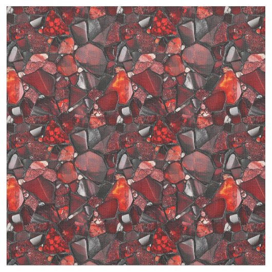 rode edelsteen stof (Close Up)