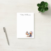 Rode Eekhoorn Aquarel Wilde Dieren Persoonlijk Post-it® Notes (Kantoor)