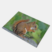 Rode eekhoorn deurmat (Schuin)