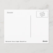 Rode eekhoorn die een hazelnoot eet briefkaart (Achterkant)