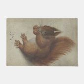 Rode eekhoorn (door Hans Hoffmann) Deurmat (Voorkant)