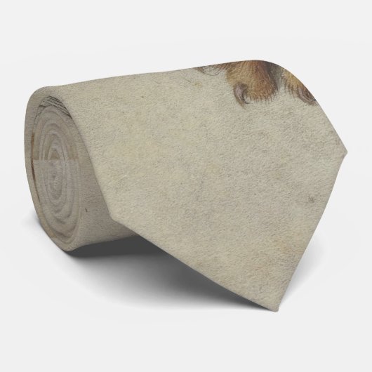 Rode eekhoorn (door Hans Hoffmann) Stropdas (Opgerold)