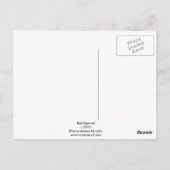 Rode eekhoorn op de vuilnishoop briefkaart (Achterkant)