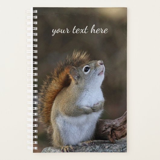 Rode eekhoorn planner (Voorkant)