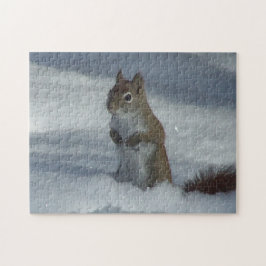Rode eekhoorn Puzzle Legpuzzel
