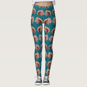 Rode Eekhoorn Razernij Broek Leggings