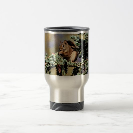 Rode eekhoorn reisbeker (Center)