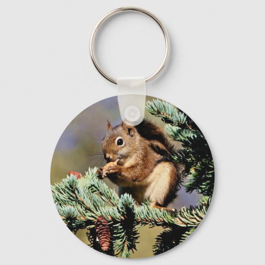Rode eekhoorn sleutelhanger (Voorkant)