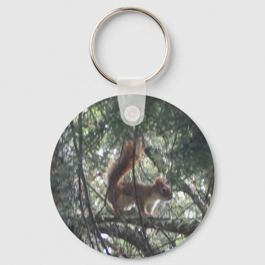 Rode eekhoorn Sleutelhanger #2 (Voorkant)