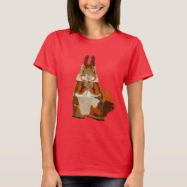 Rode eekhoorn t-shirt