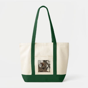 Rode eekhoorn tote bag