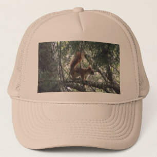Rode Eekhoorn Trucker Hoed Pet