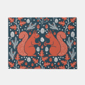 Rode eekhoorns in het bos deurmat (Voorkant)