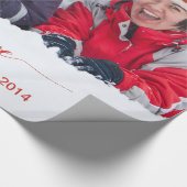 RODE EENVOUDIG GELOOFEN HOLIDAY GREETINGS CADEAUPAPIER (Hoek)