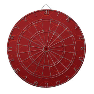 Rode, eenvoudige, elegante, coole golf abstractie dartbord