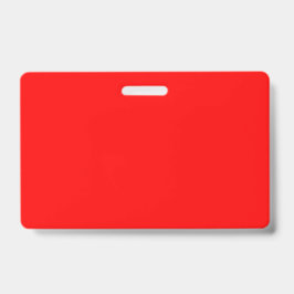 Rode effen kleur | Klassiek | Elegant | Trendy Badge