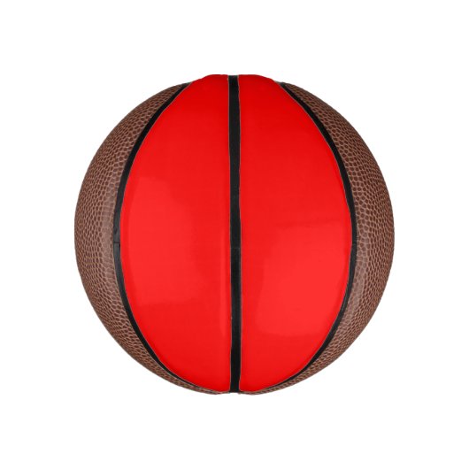 Rode effen kleur | Klassiek | Elegant | Trendy Basketbal (Verticaal)