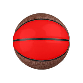 Rode effen kleur | Klassiek | Elegant | Trendy Basketbal
