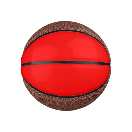 Rode effen kleur | Klassiek | Elegant | Trendy Basketbal (Voorkant)