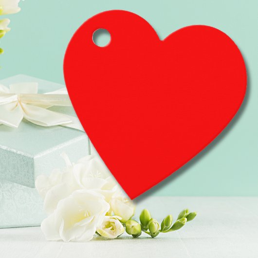 Rode effen kleur | Klassiek | Elegant | Trendy Bedankjes Labels