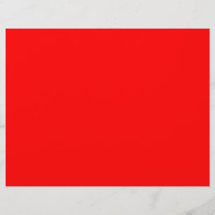 Rode effen kleur   Klassiek   Elegant   Trendy Flyer