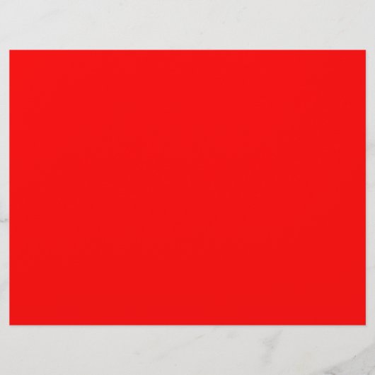 Rode effen kleur | Klassiek | Elegant | Trendy Flyer (Voorkant)