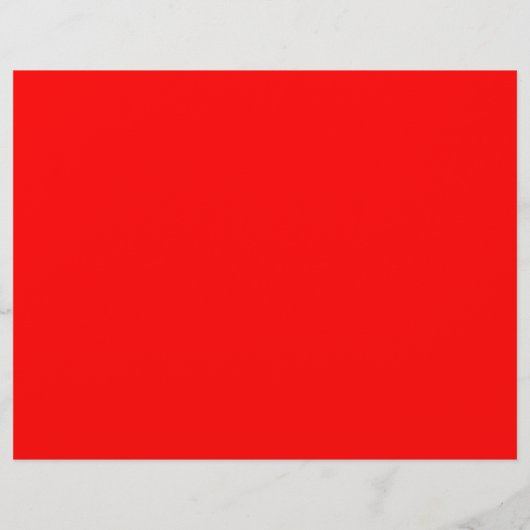 Rode effen kleur | Klassiek | Elegant | Trendy Flyer (Achterkant)