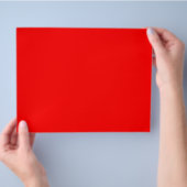 Rode effen kleur | Klassiek | Elegant | Trendy Flyer (Hand)