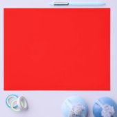 Rode effen kleur | Klassiek | Elegant | Trendy Flyer (Enkel)