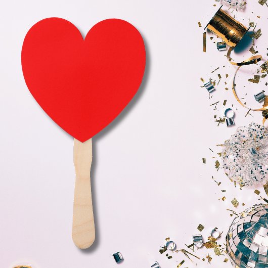 Rode effen kleur | Klassiek | Elegant | Trendy Handwaaier