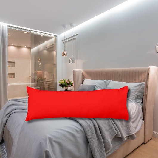 Rode effen kleur | Klassiek | Elegant | Trendy Lichaamskussen