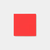 Rode effen kleur | Klassiek | Elegant | Trendy Post-it® Notes (Voorkant)