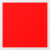 Rode effen kleur | Klassiek | Elegant | Trendy Raamsticker (Vel)