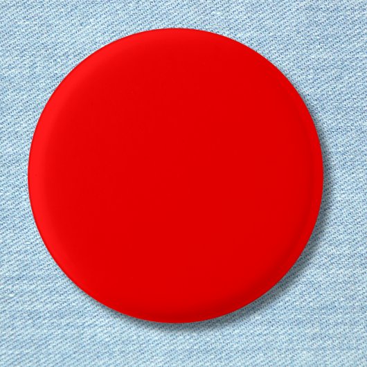 Rode effen kleur | Klassiek | Elegant | Trendy Ronde Button 3,2 Cm