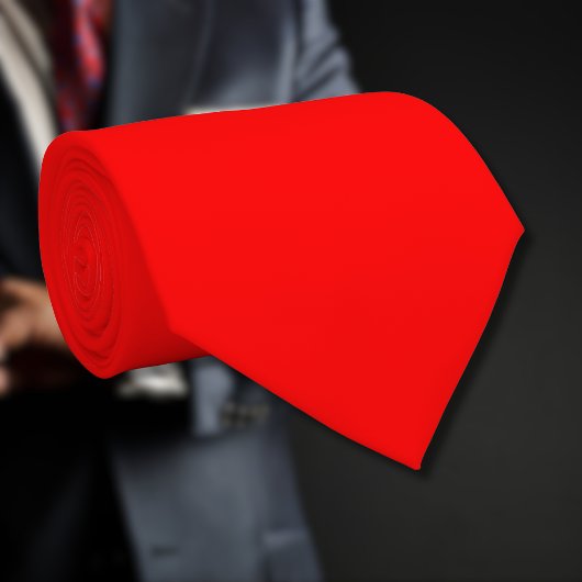 Rode effen kleur | Klassiek | Elegant | Trendy Stropdas
