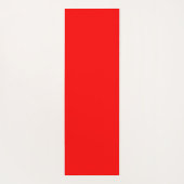 Rode effen kleur | Klassiek | Elegant | Trendy Yogamat (Achterkant)