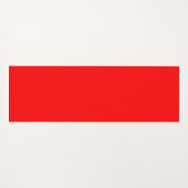 Rode effen kleur | Klassiek | Elegant | Trendy Yogamat (Voorkant (horizontaal))