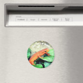 Rode Eft Salamander Natuur Gepersonaliseerd Magneet (Insitu (Vaatwasser))