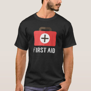 Rode EHBO-kit Grote Kruis Emergency Lifeguard T-shirt