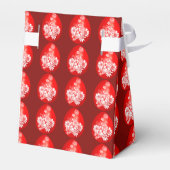 Rode eier gember feest gunst dozen gepersonaliseer bedankdoosjes (Achterkant)