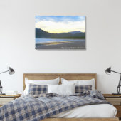 Rode Eiland Strand Zonsondergang Landschap Reis Fo Canvas Afdruk (Insitu (Slaapkamer))