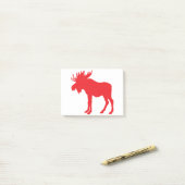 Rode Eland Post-it® Notes (Op bureau)
