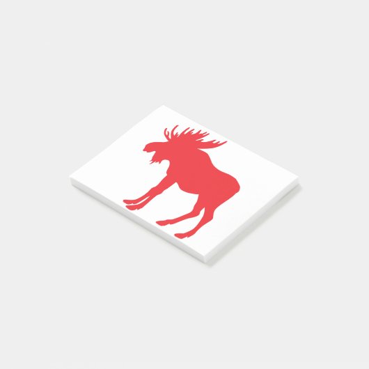 Rode Eland Post-it® Notes (Schuin)