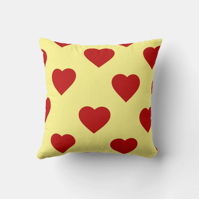 Rode Elegante Cute Cozy Moderne Romantische Chic H Kussen (Achterkant)
