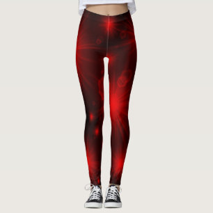 rode elegante legging gekleurd feestelijk modern