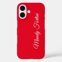 Rode Elegante Minimalistische Kalligrafie